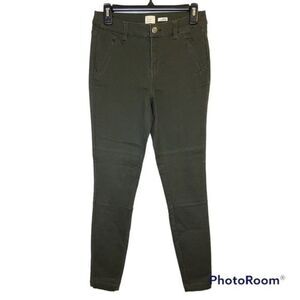 A New Day Olive Green Stretch Skinny Jeans Size 4
